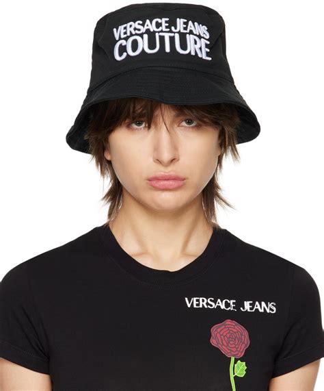 versace couture bucket hat|versace cap price.